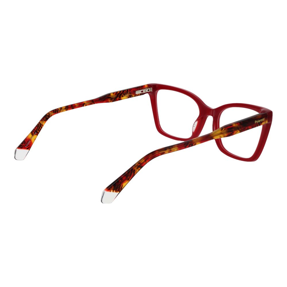 Polaroid Red Glasses Frames for Women detail view