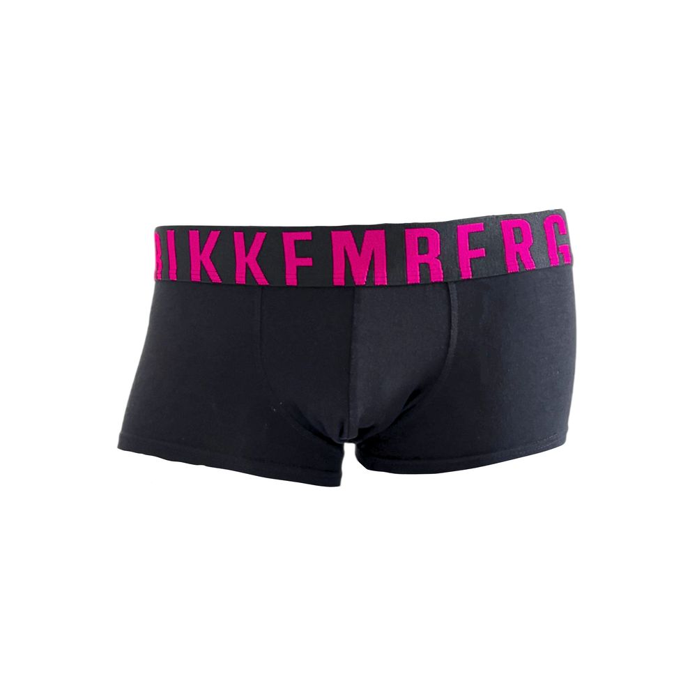 Bikkembergs Herren-Boxershorts aus schwarzer Baumwolle