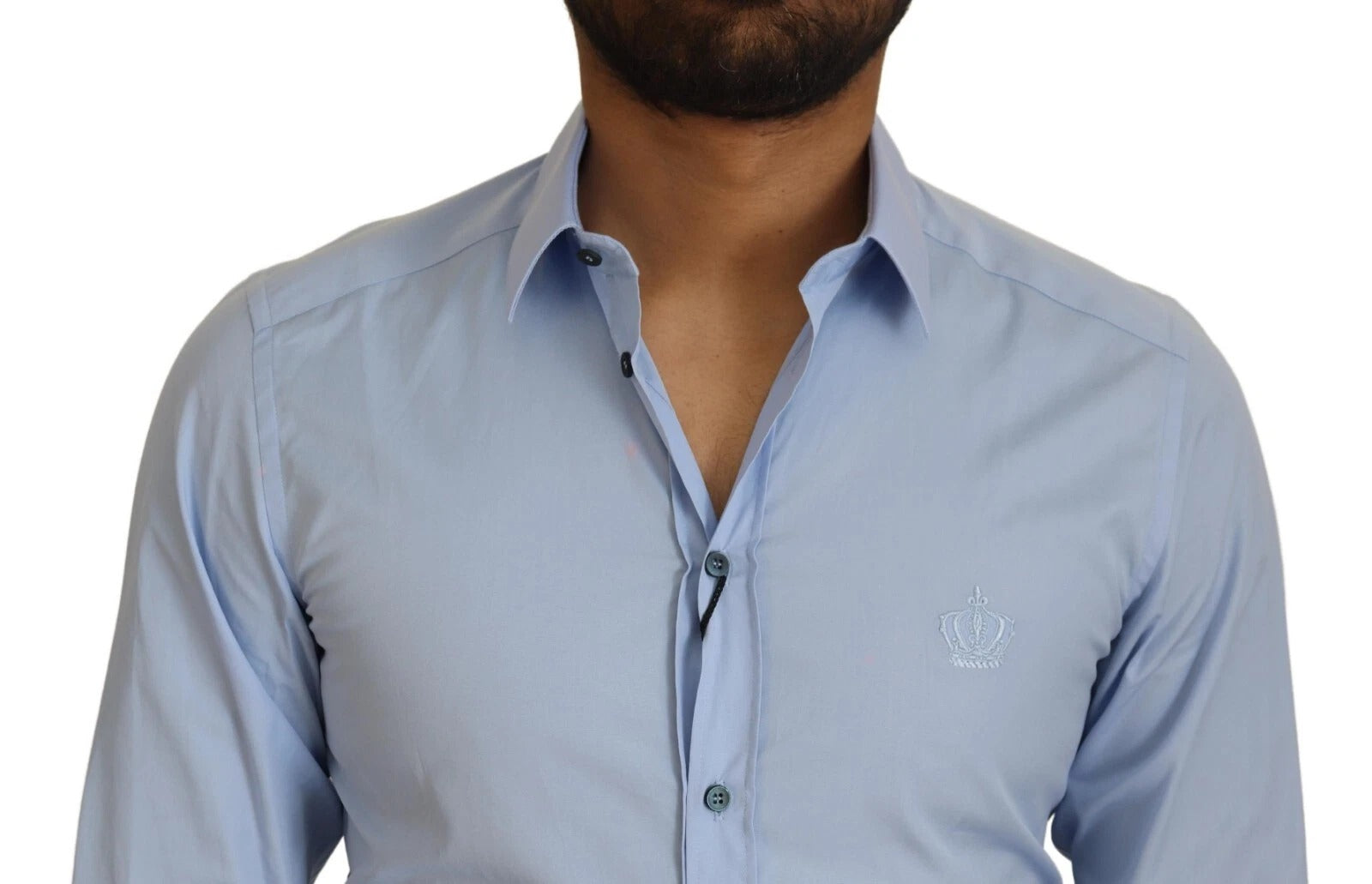Dolce & Gabbana Blue Dress Shirt for Men alternate view