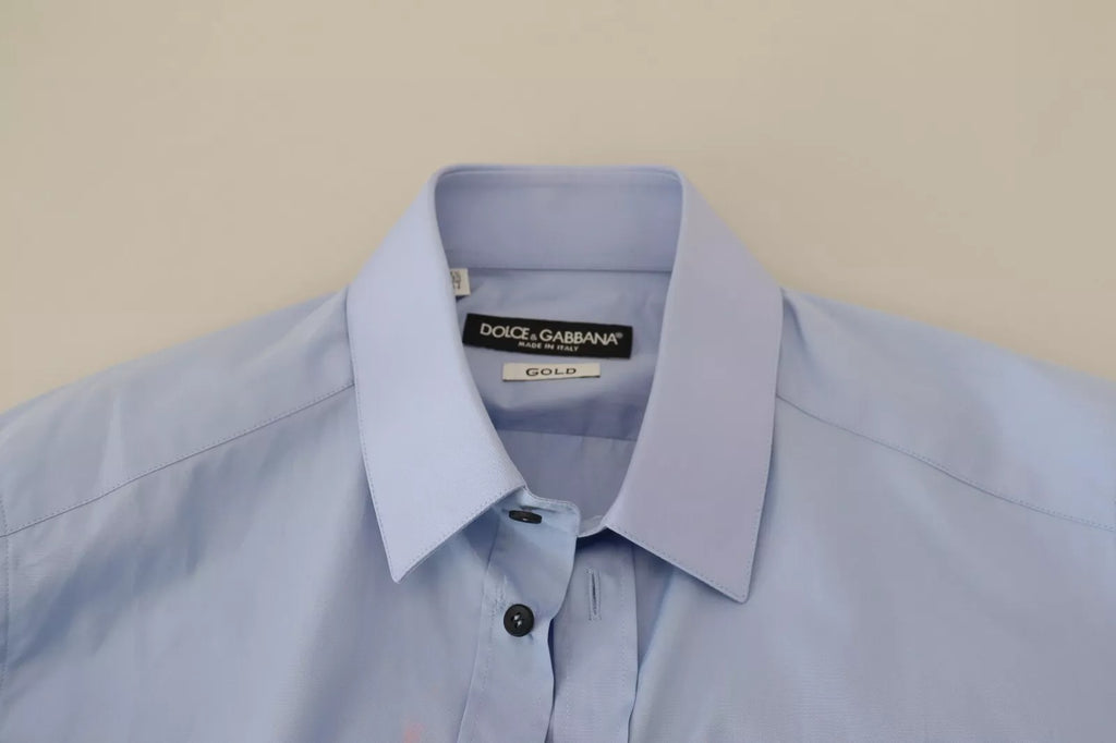 Dolce & Gabbana Blue Dress Shirt for Men additional view