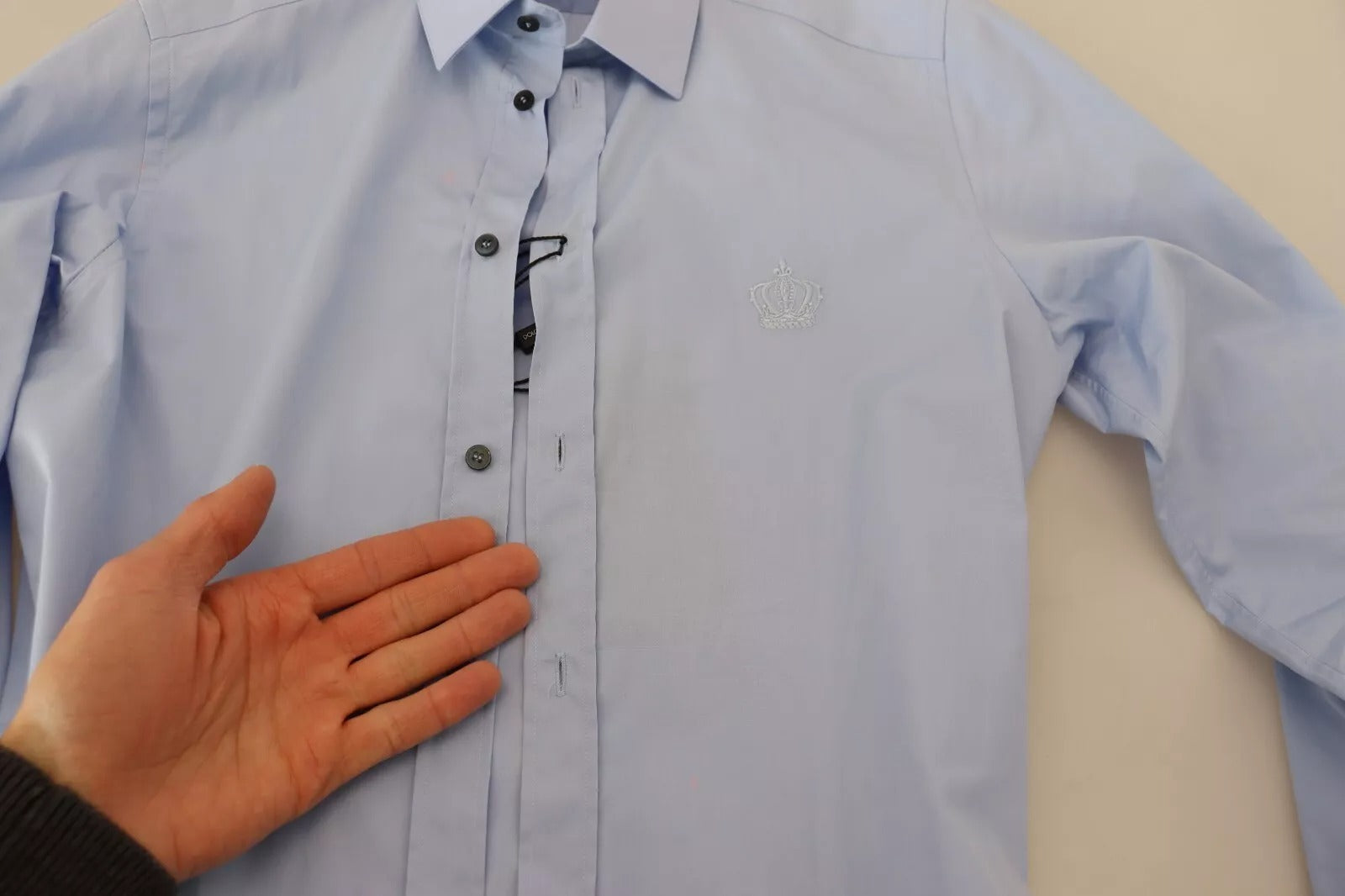Dolce & Gabbana Blue Dress Shirt for Men additional view