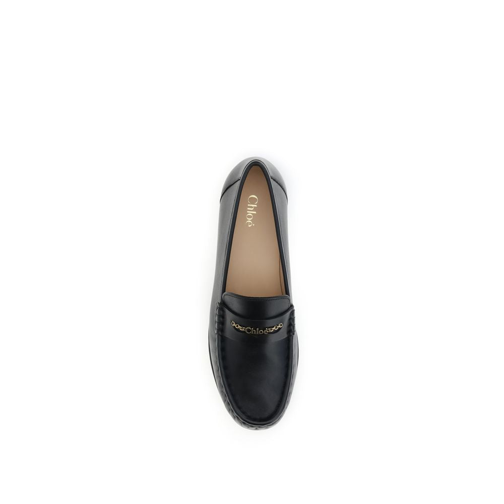 Chloé Black Loafers side view