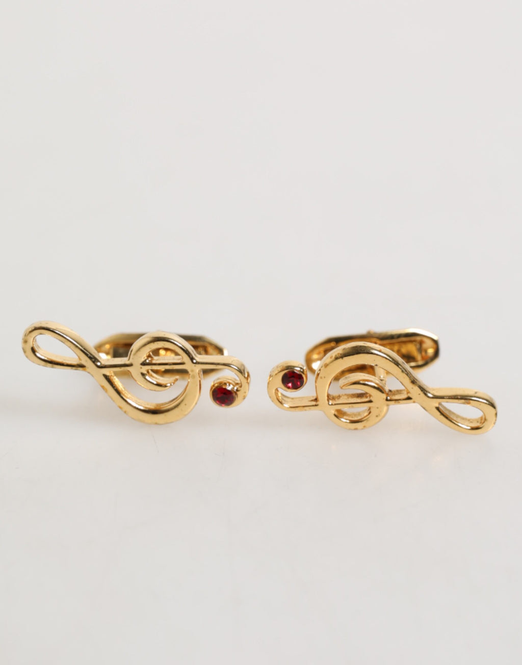 Dolce & Gabbana Broche en métal doré Note de musique Accessoire Homme Boutons de manchette