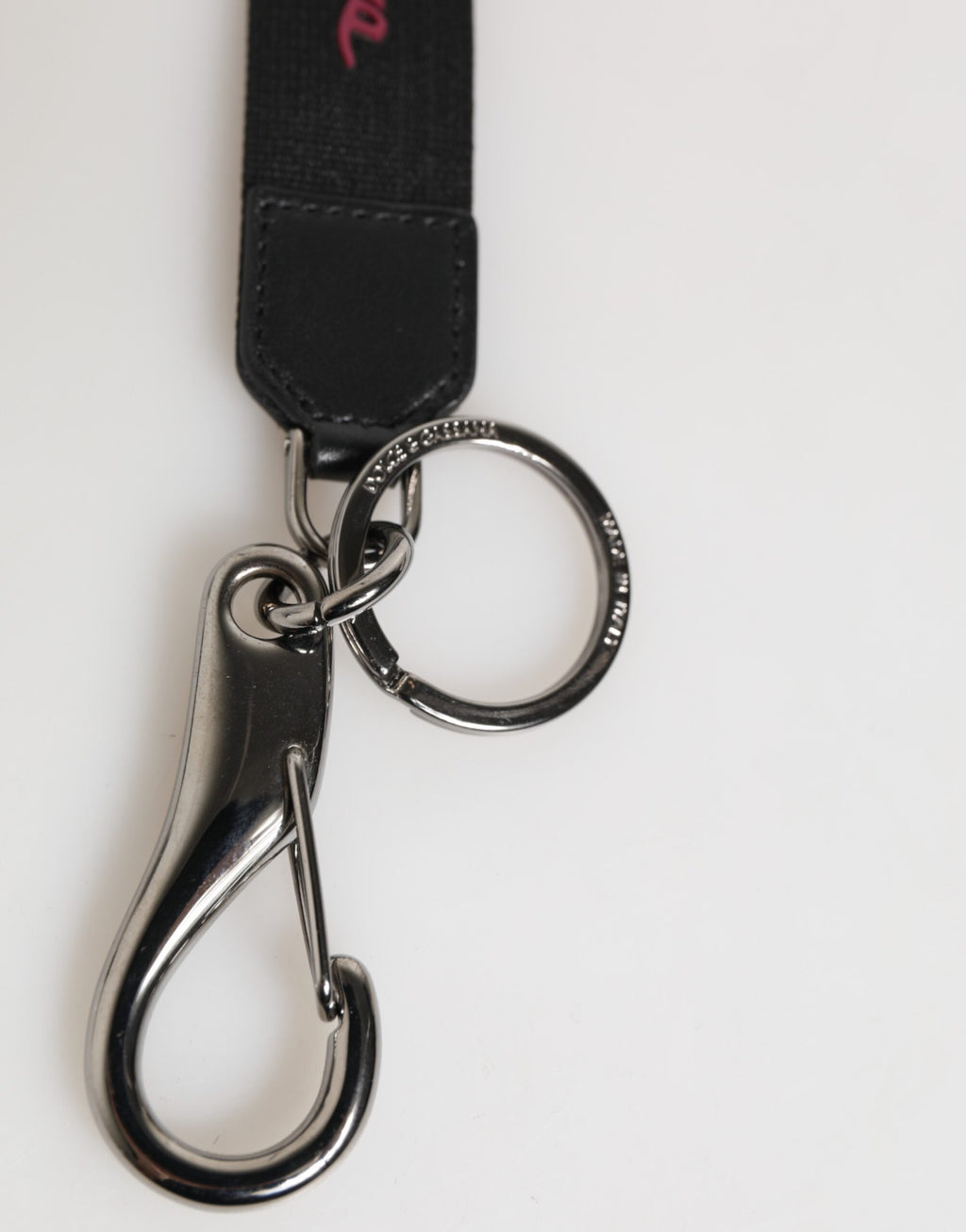 Dolce & Gabbana Black Keychains for Men detail view