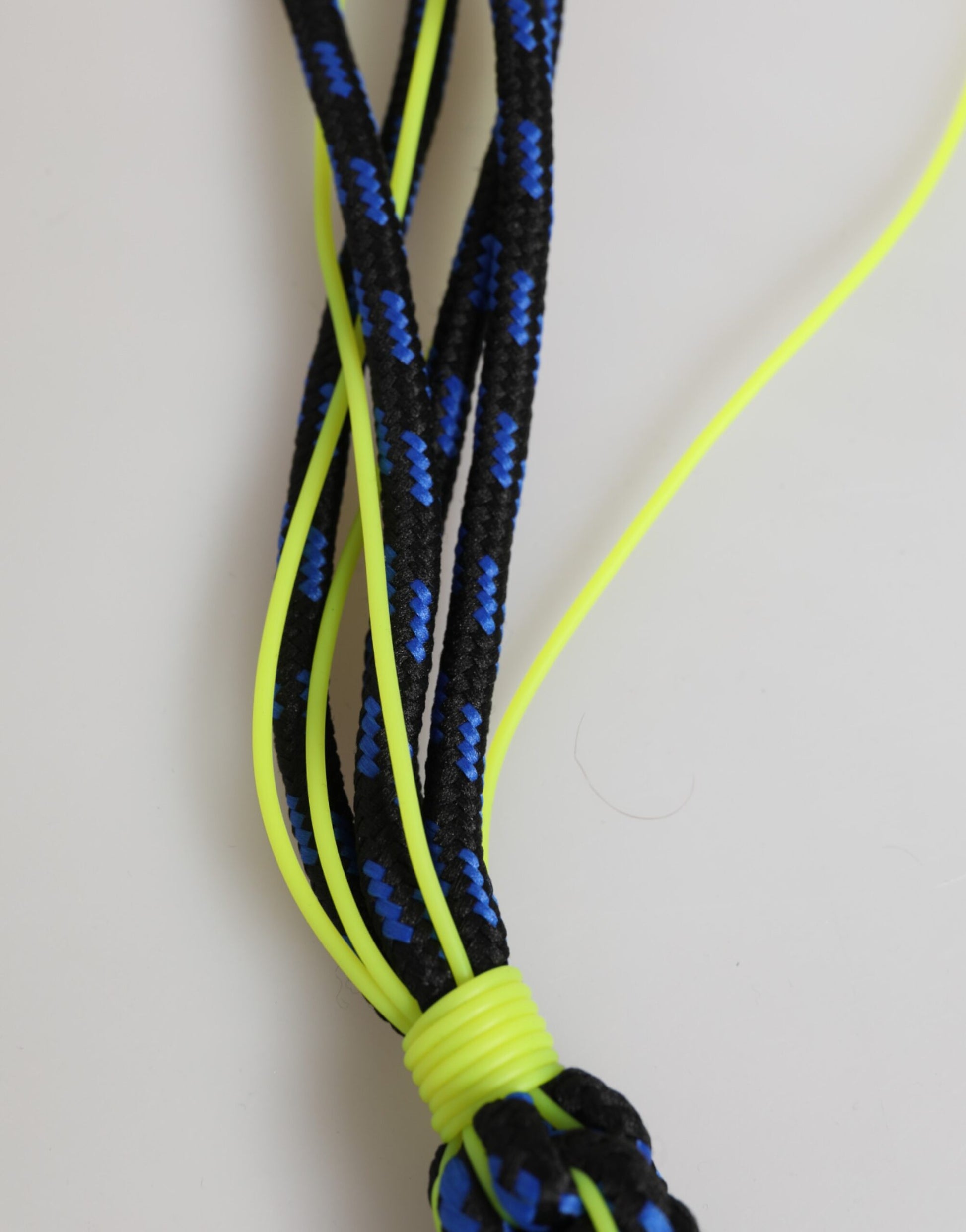 Dolce & Gabbana Multicolor Polyester Tape String DG Logo Keychain Keyring