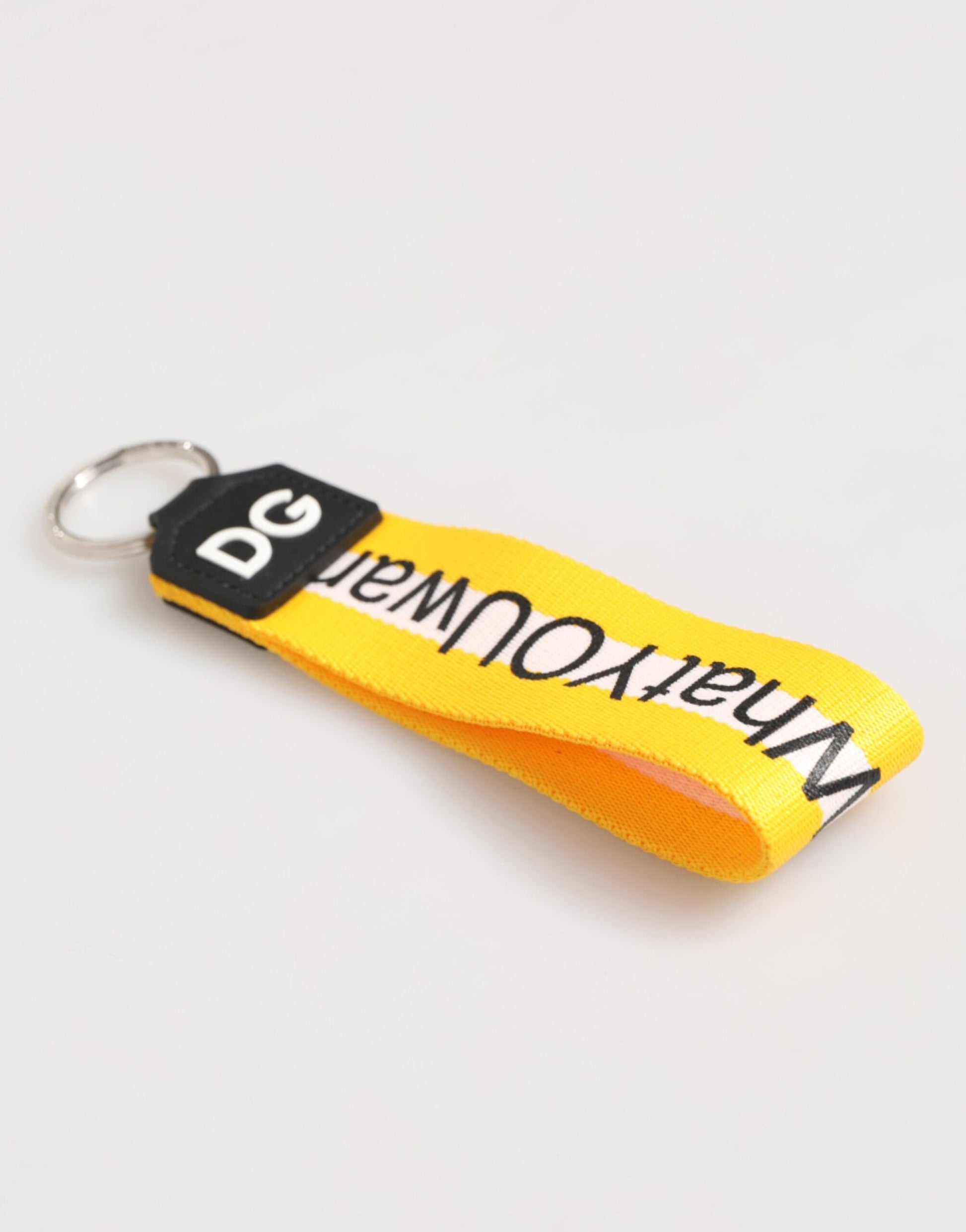 Dolce & Gabbana Yellow Keychains for Men detail view