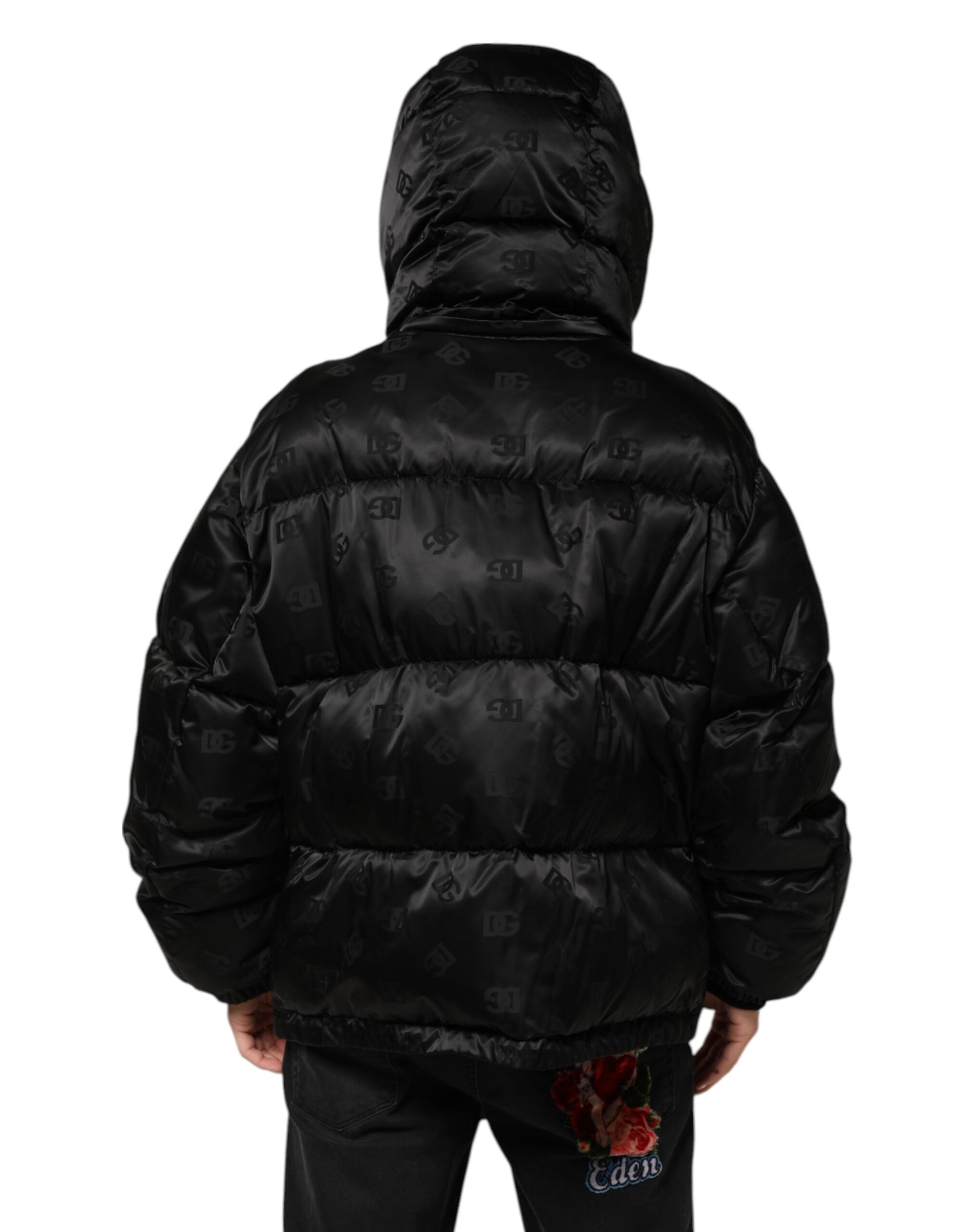 Dolce & Gabbana Black Hoodie for Men side view
