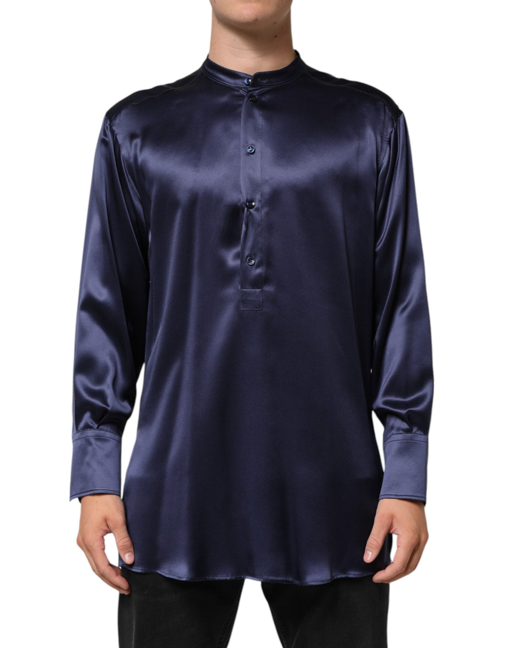 Dolce & Gabbana Blue Dress Shirt for Men