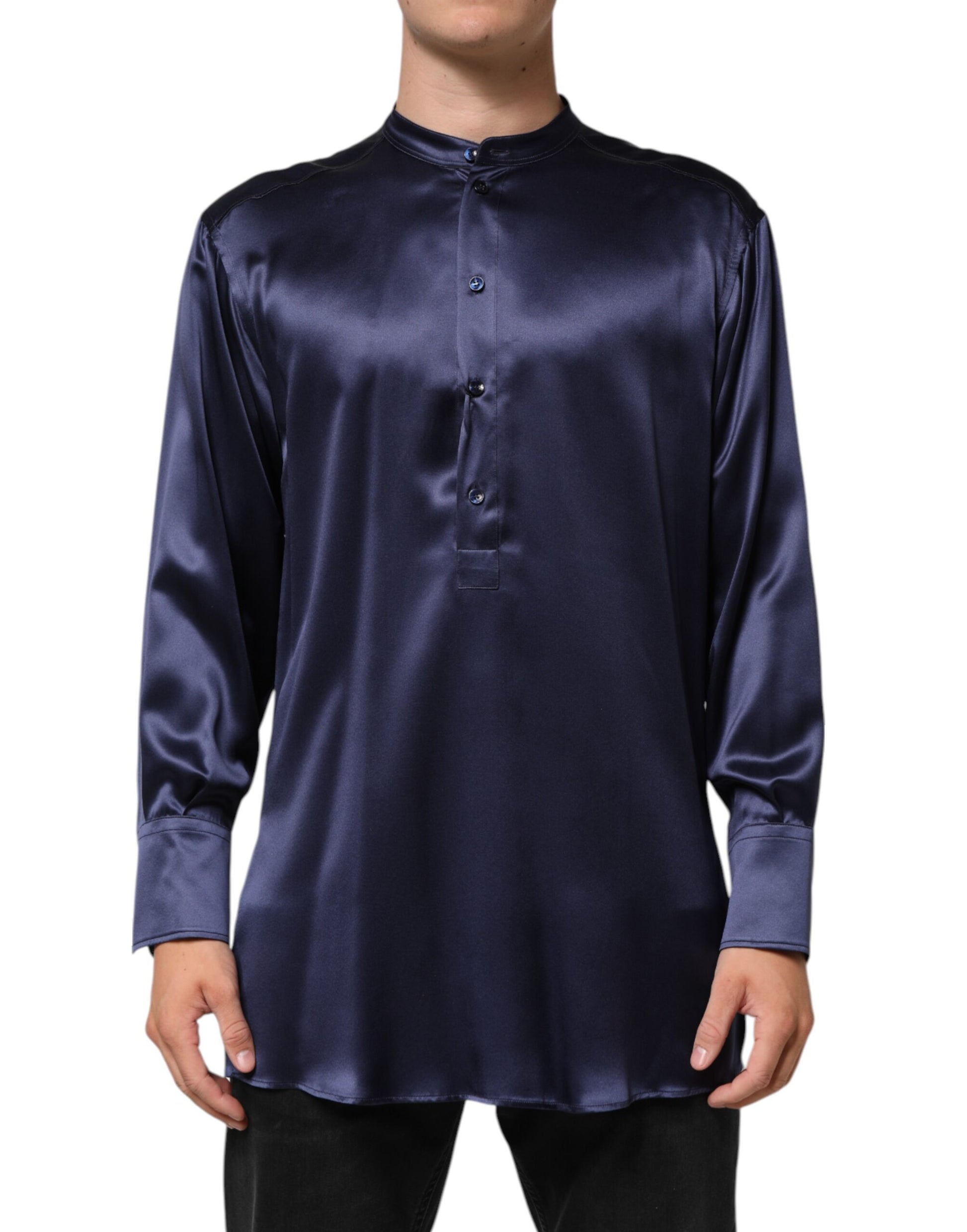 Dolce & Gabbana Blue Dress Shirt for Men
