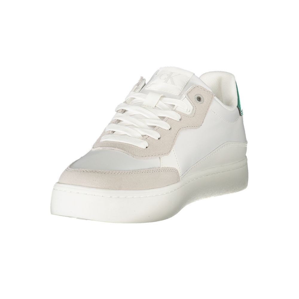 Baskets basses Calvin Klein en polyuréthane blanc pour homme