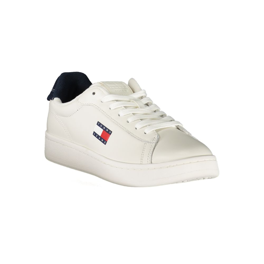 Baskets Tommy Hilfiger en Polyuréthane Blanc pour Femme