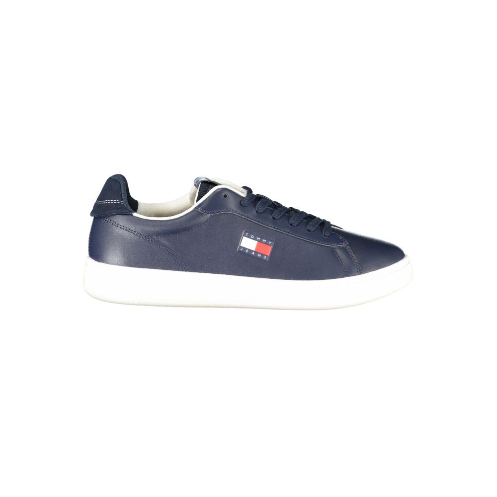 Baskets homme en polyuréthane bleu Tommy Hilfiger