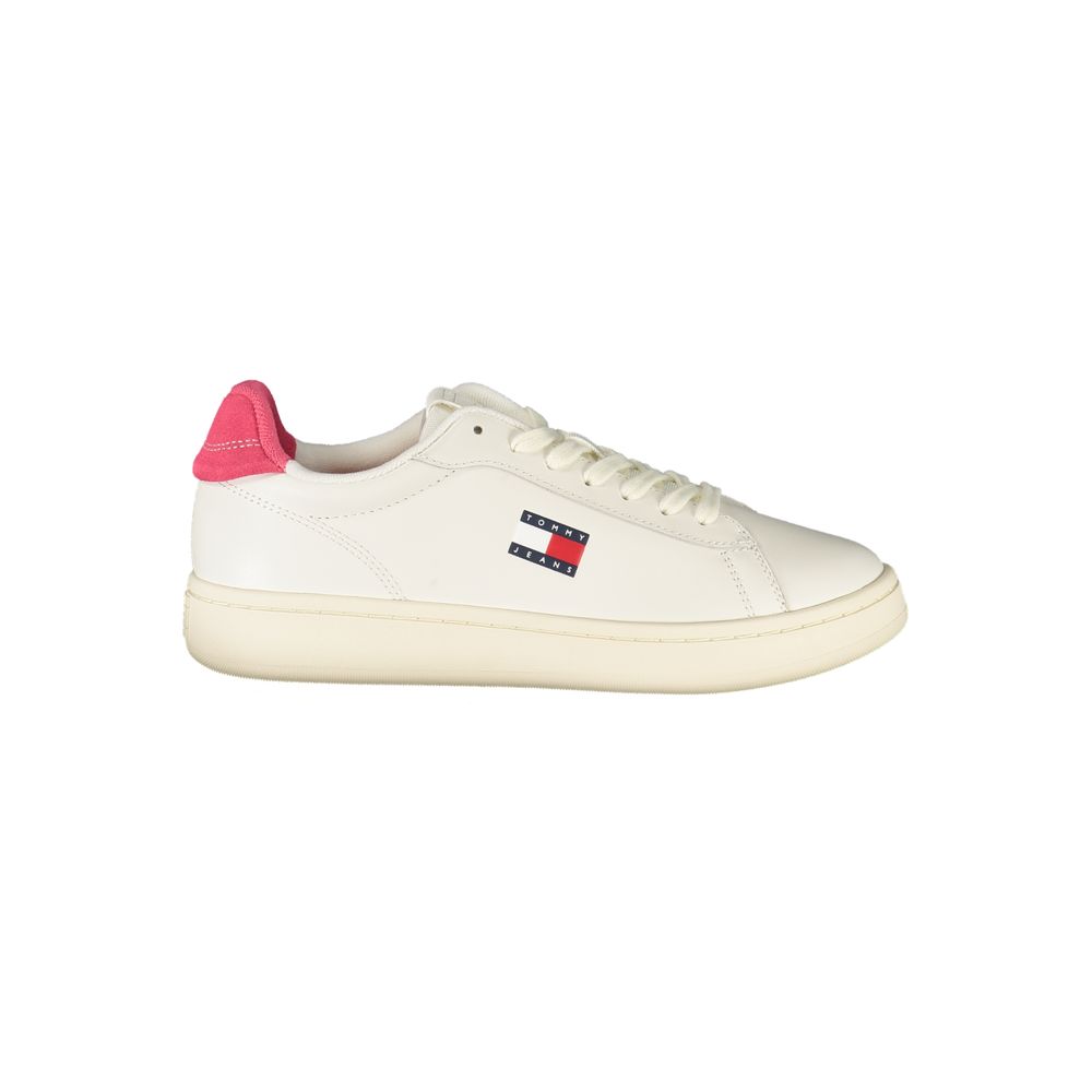 Baskets Tommy Hilfiger en Polyuréthane Blanc pour Femme