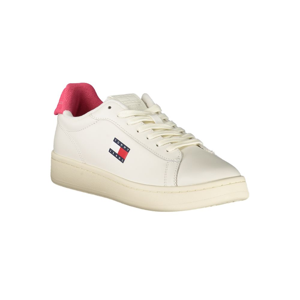 Baskets Tommy Hilfiger en Polyuréthane Blanc pour Femme