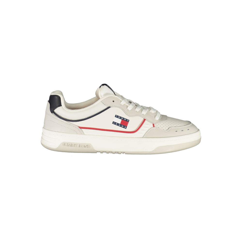 Tommy Hilfiger Baskets homme en polyuréthane blanc