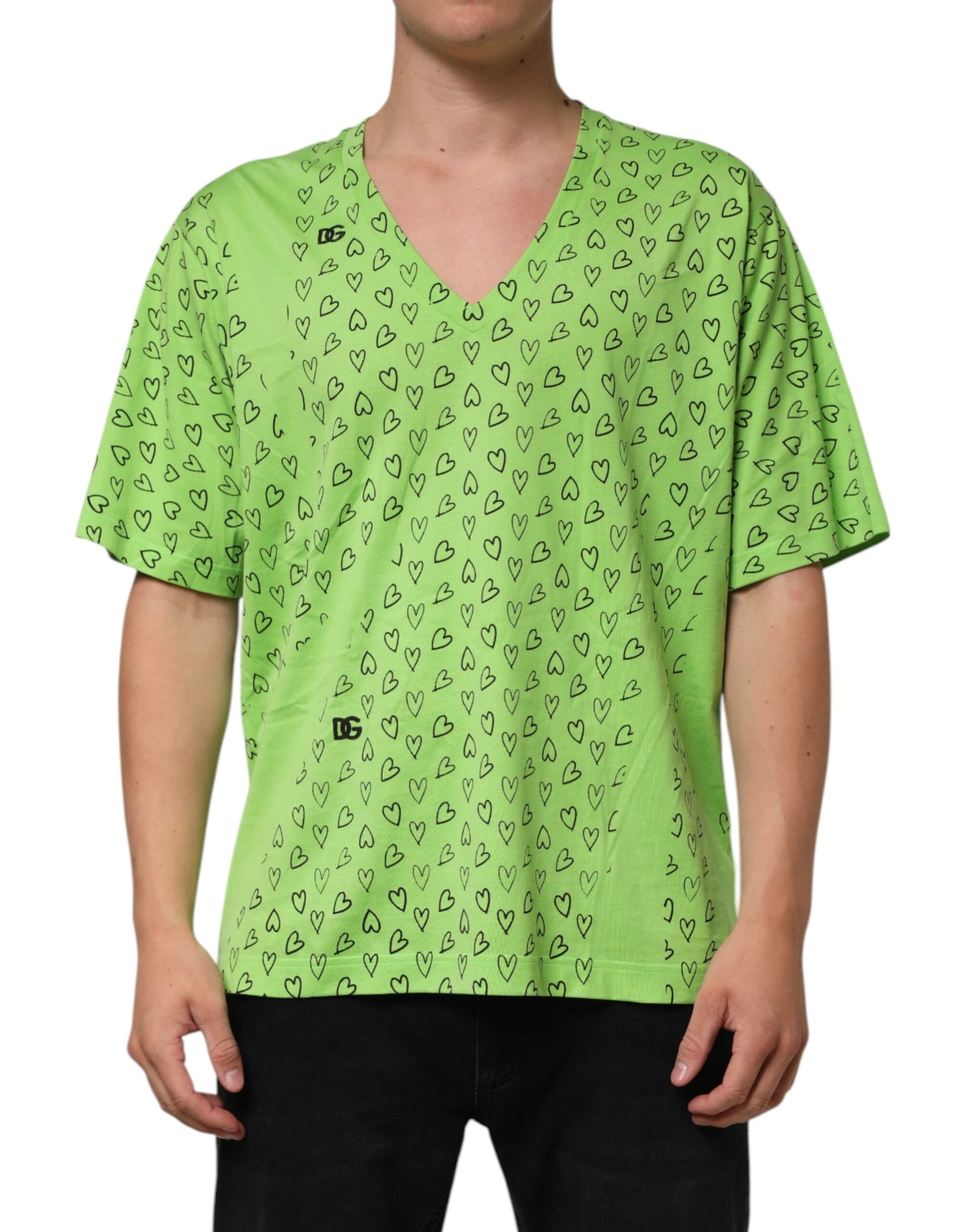 Dolce & Gabbana Green Short-Sleeve Shirt for Men
