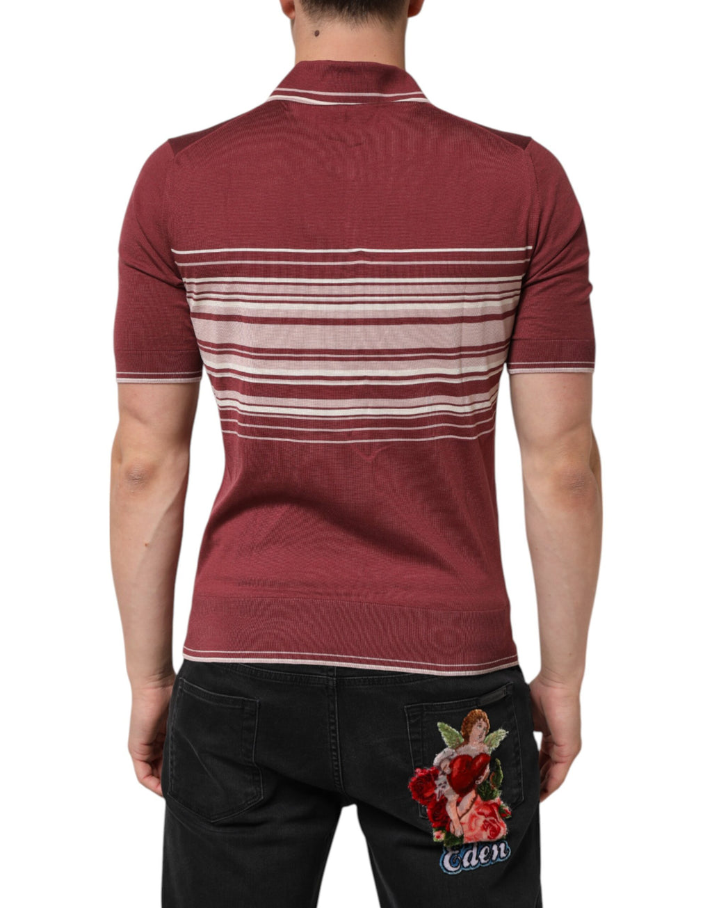 Dolce & Gabbana Red Shirt for Men side view
