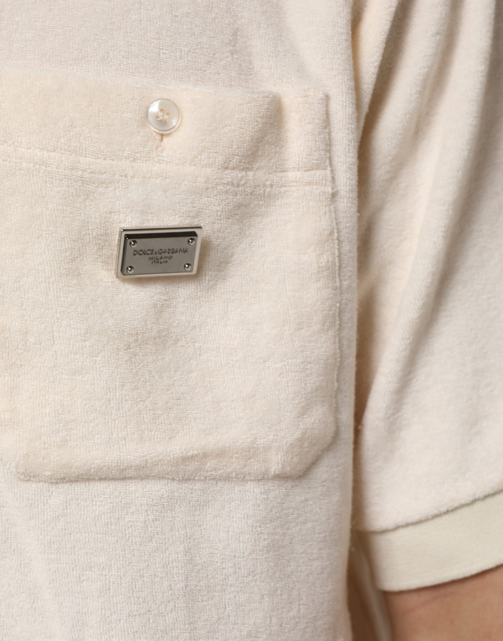 Dolce & Gabbana White Polo Shirt for Men additional view