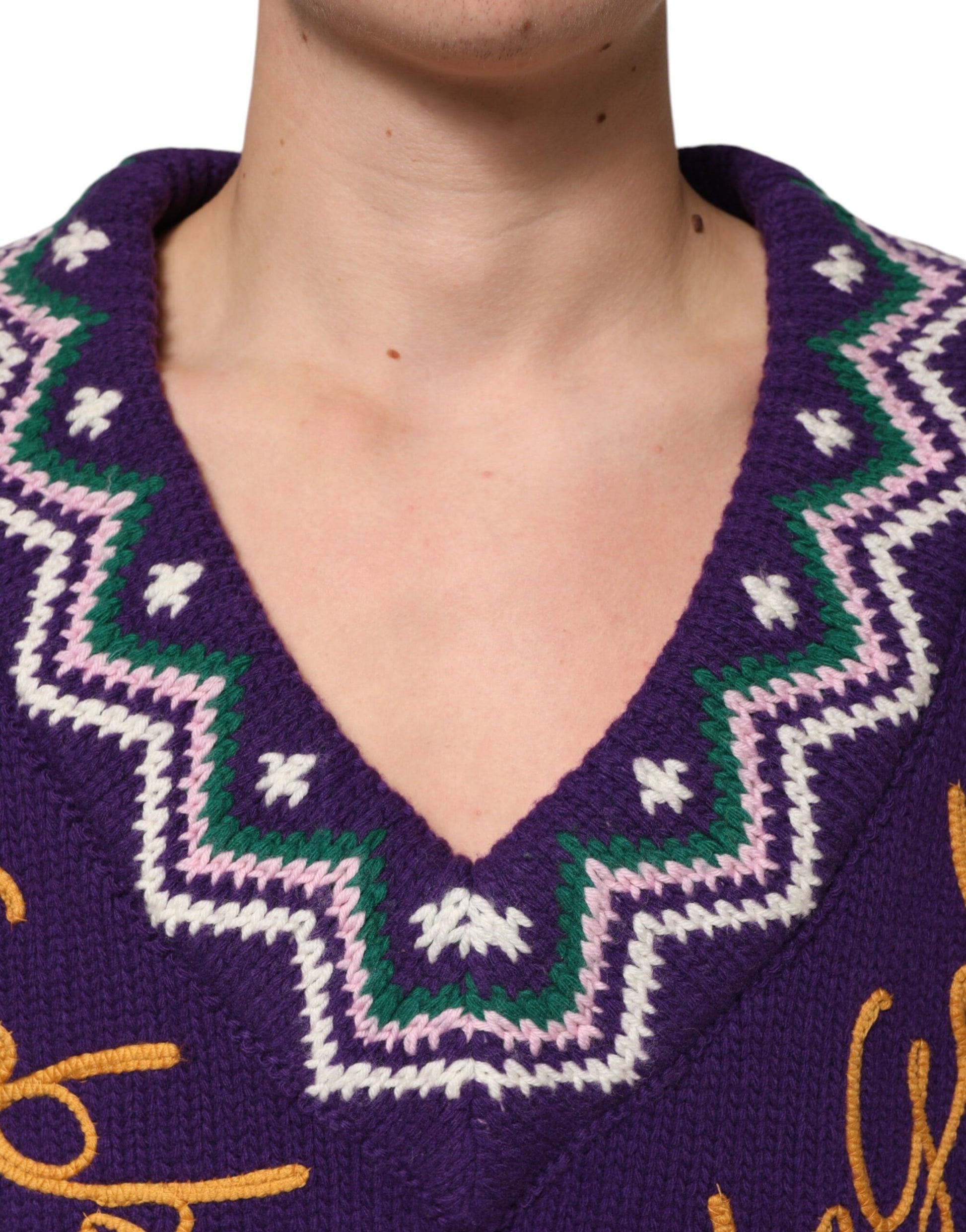 Dolce & Gabbana Purple Long Sleeve T-Shirt for Men additional view