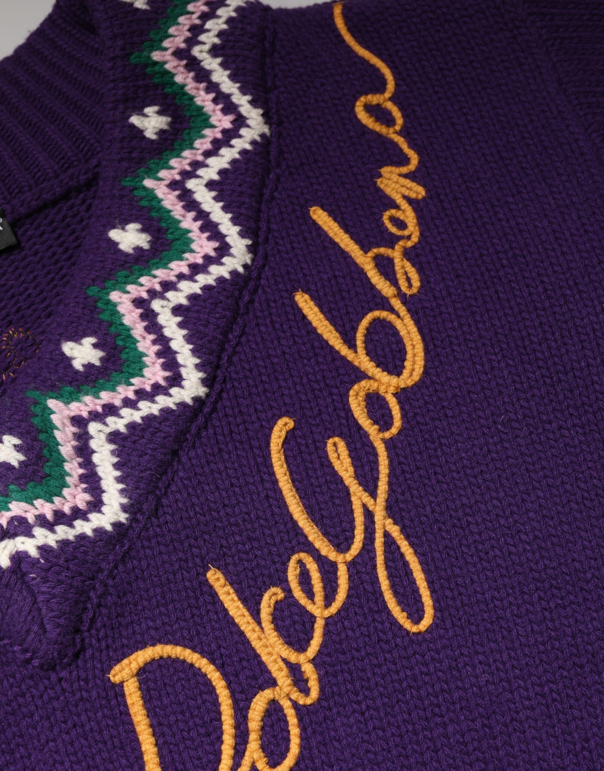 Dolce & Gabbana Purple Long Sleeve T-Shirt for Men additional view