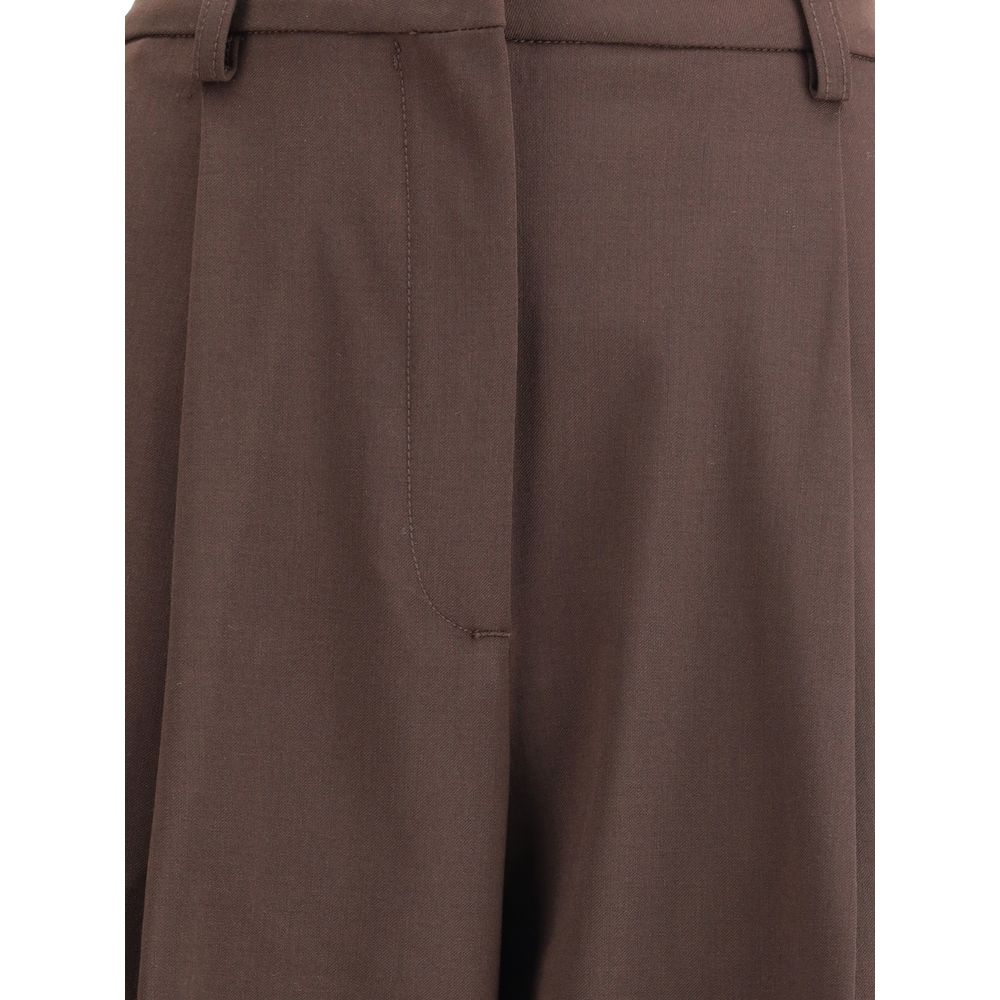 The Latest Brown Casual Pants for Women detail view