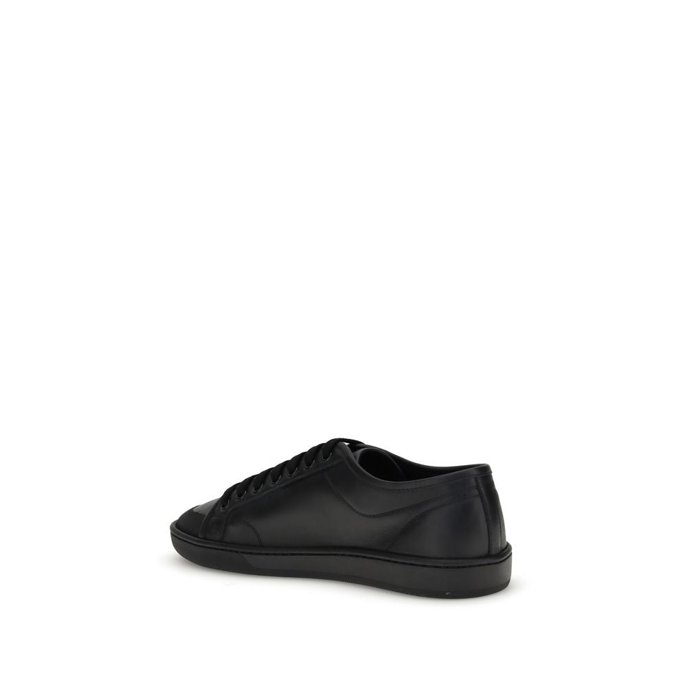 Baskets Saint Laurent en cuir de veau noir Bos Taurus