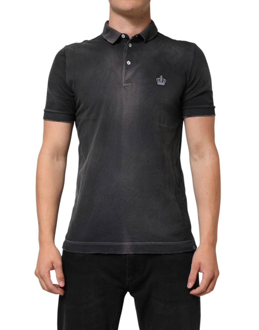 Dolce & Gabbana Grey Polo Shirt for Men alternate view