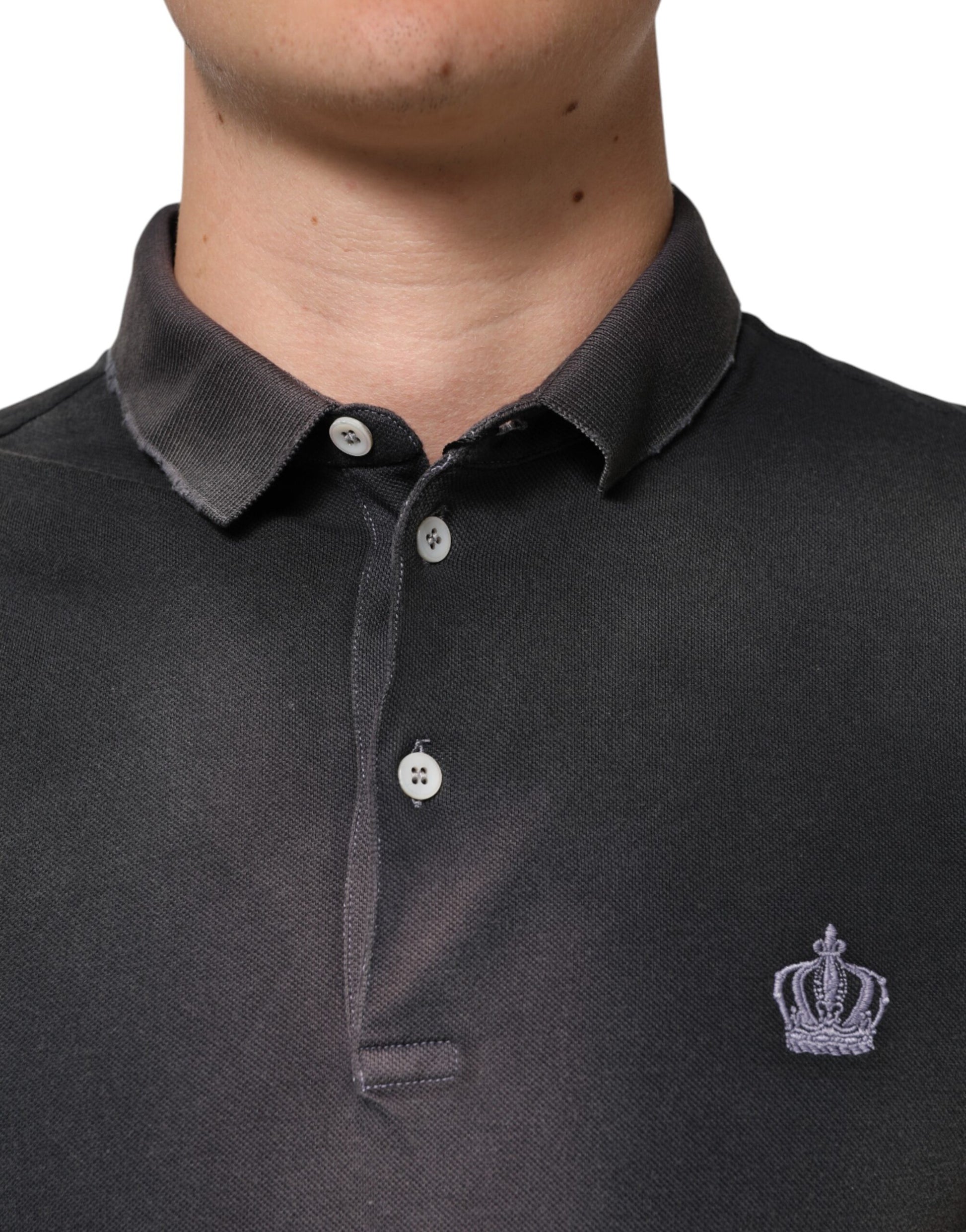Dolce & Gabbana Grey Polo Shirt for Men additional view