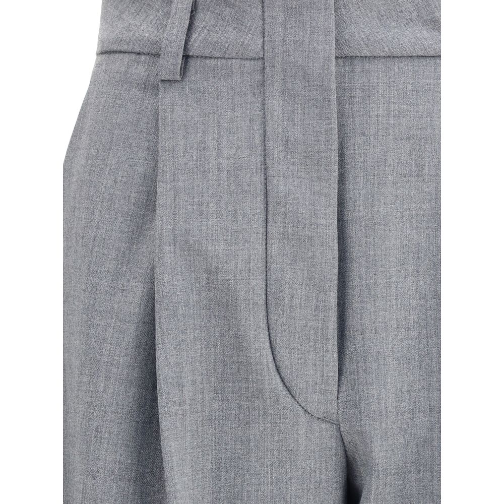 The Latest Grey Casual Pants for Women detail view