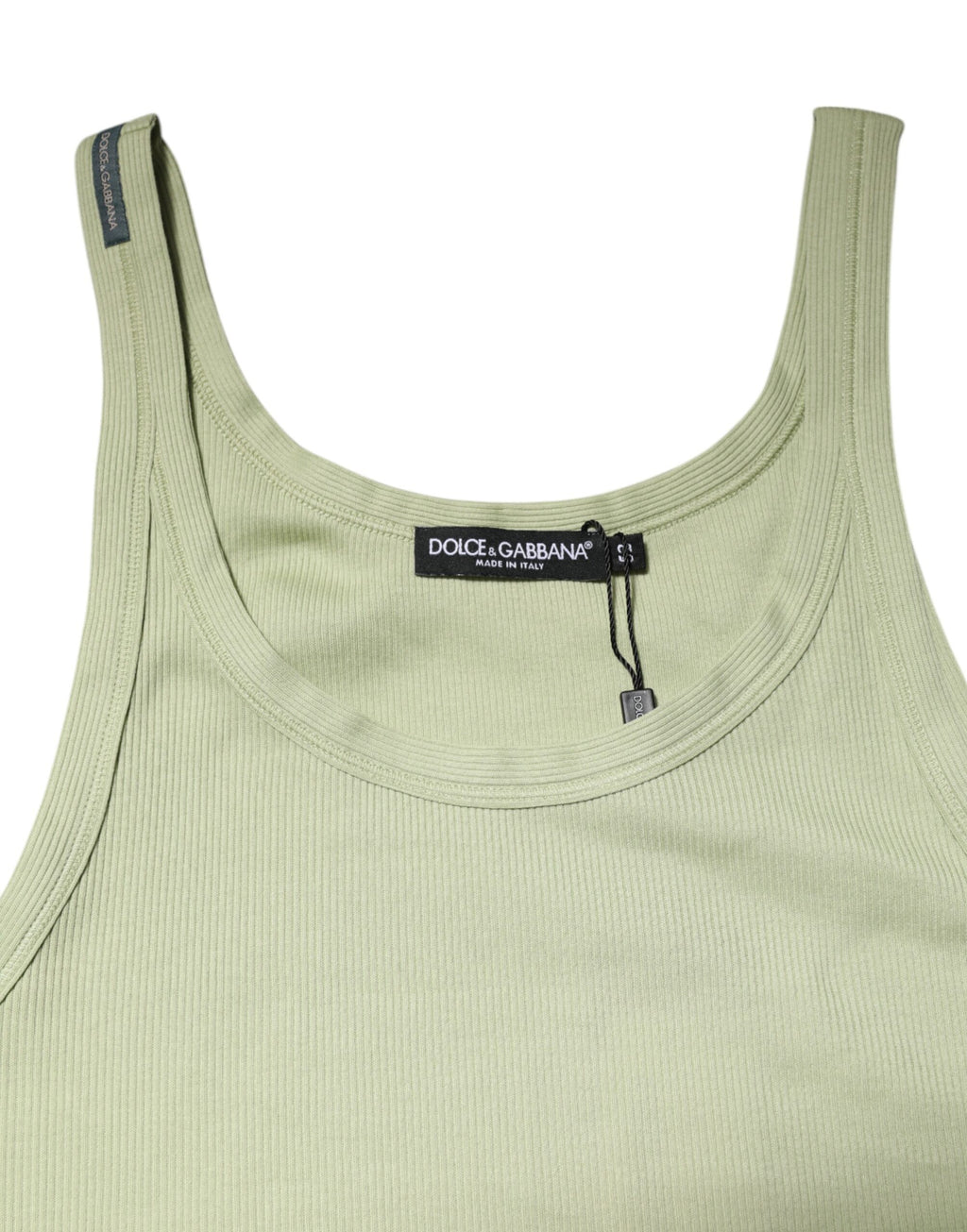 Débardeur Dolce & Gabbana Vert Clair Sans Manches Homme T-shirt
