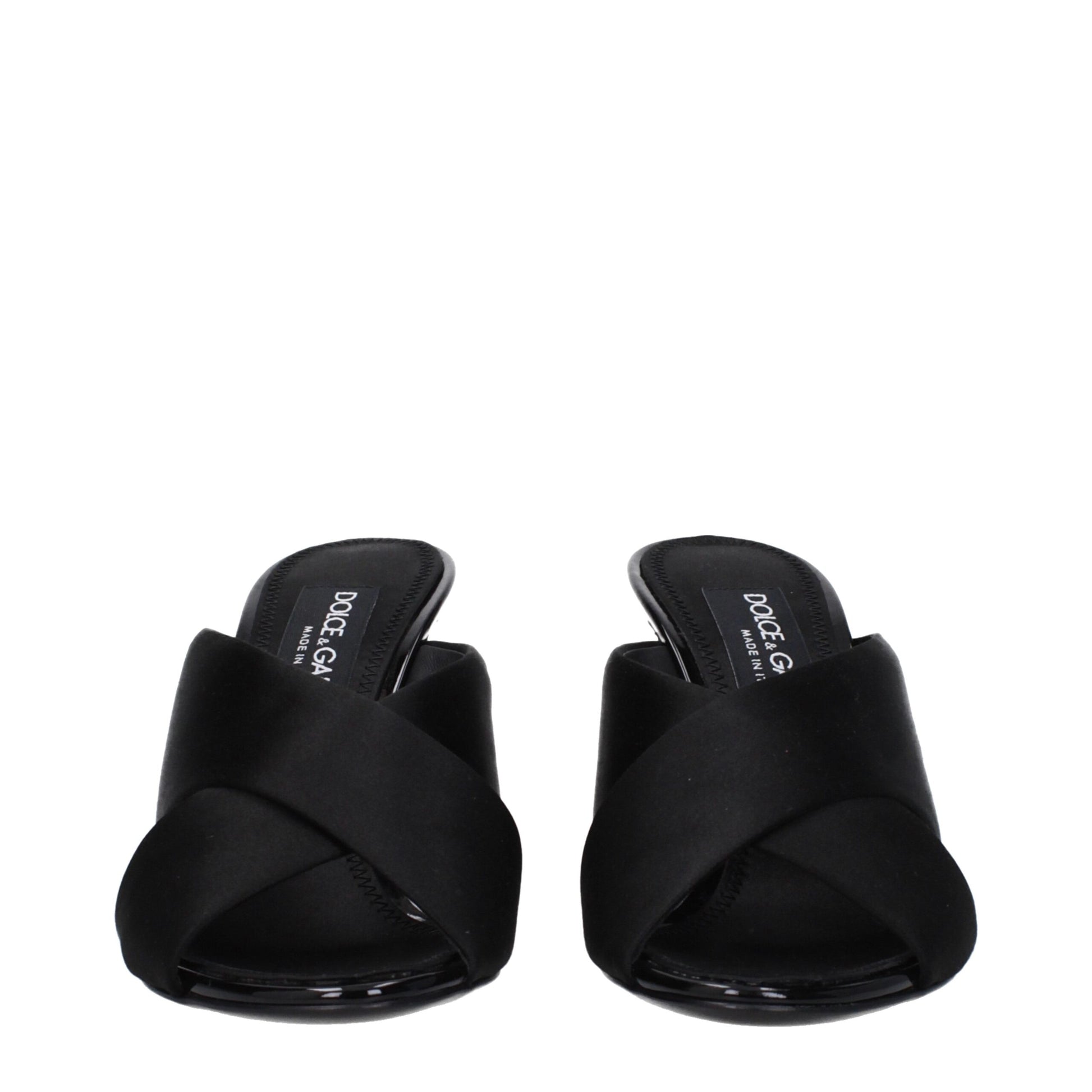 Dolce & Gabbana Black Stiletto Heels for Women detail view