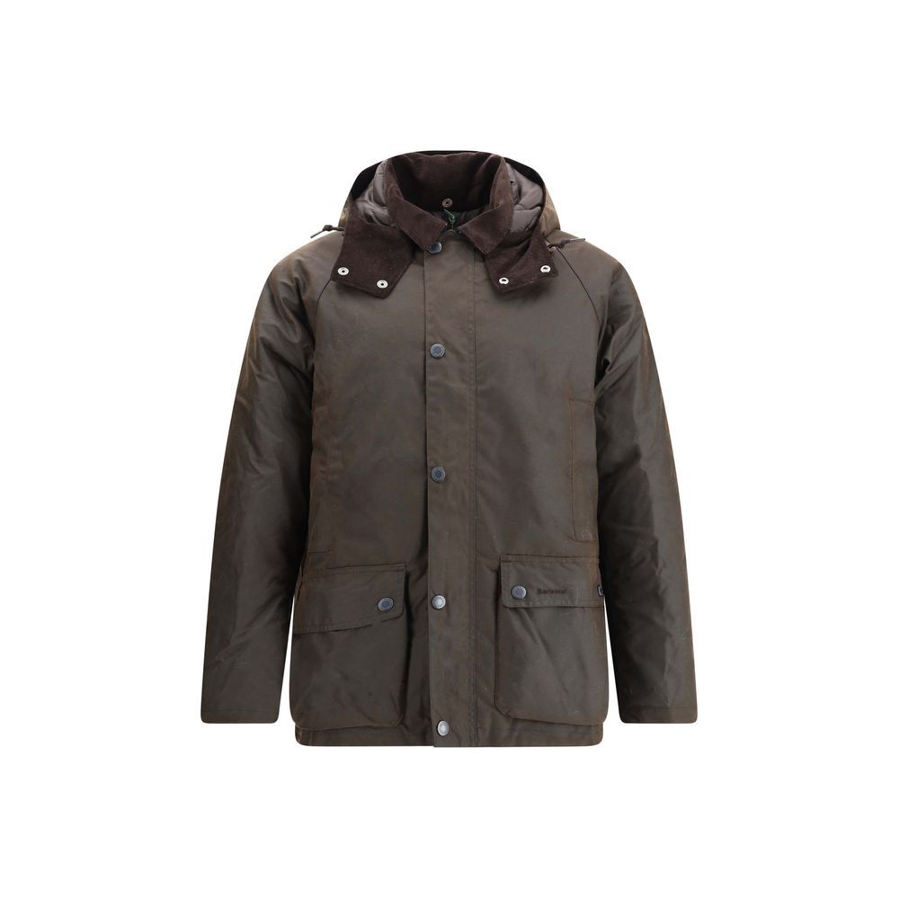 Barbour Brown Cotton Rain Coat
