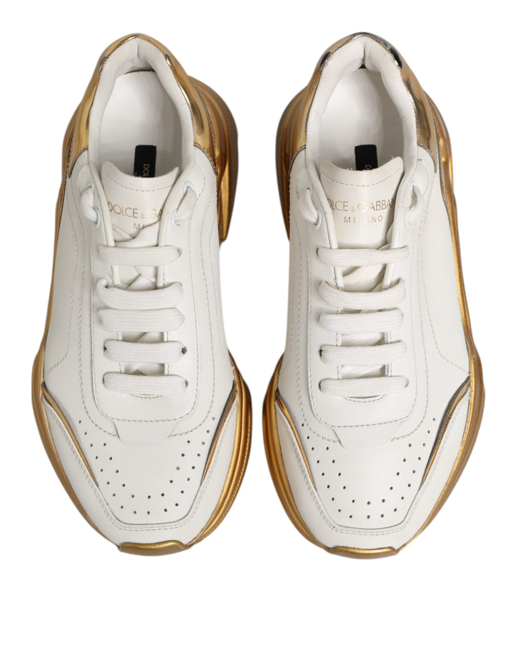 Chaussures femme en cuir blanc DAYMASTER Dolce & Gabbana