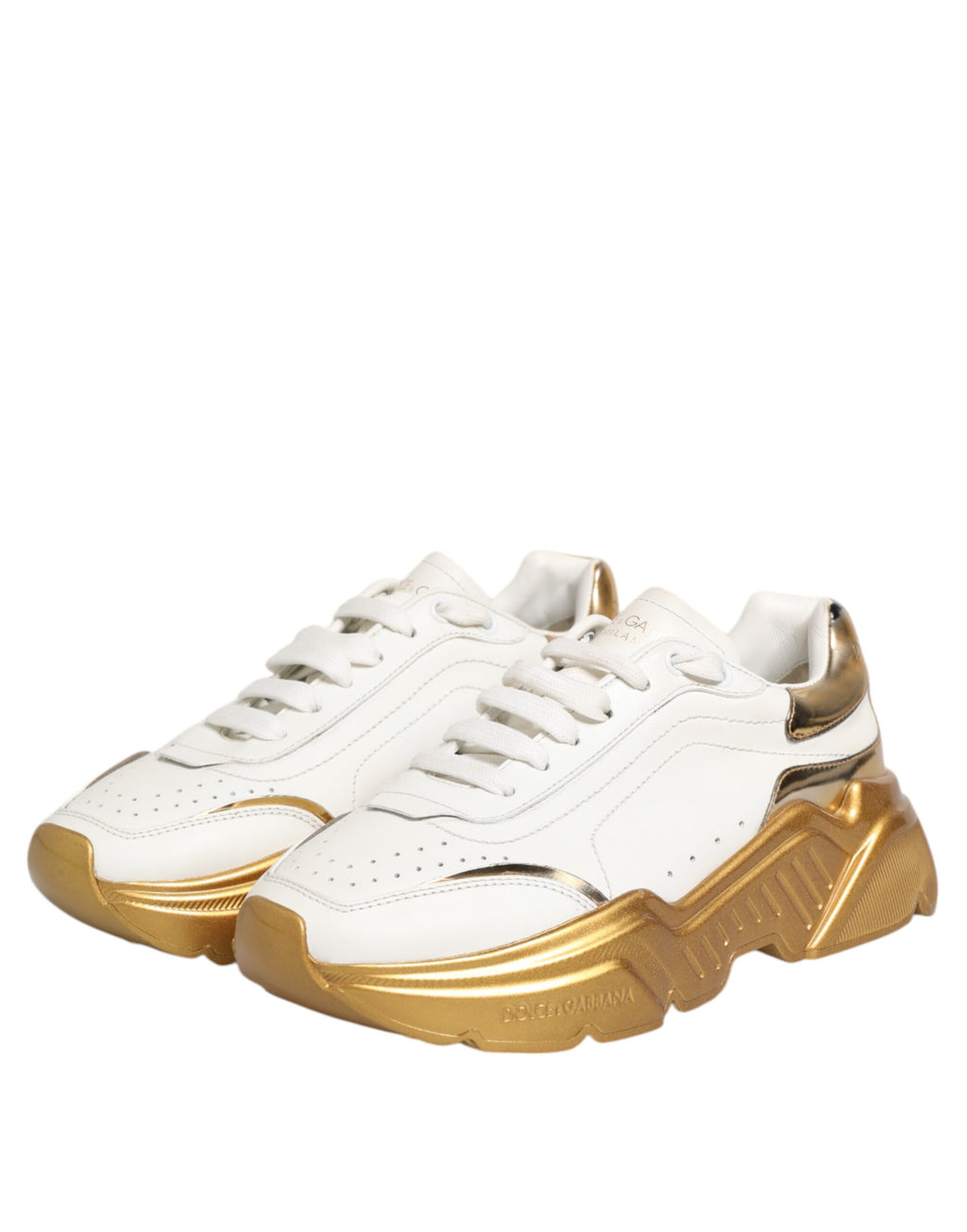 Chaussures femme en cuir blanc DAYMASTER Dolce & Gabbana