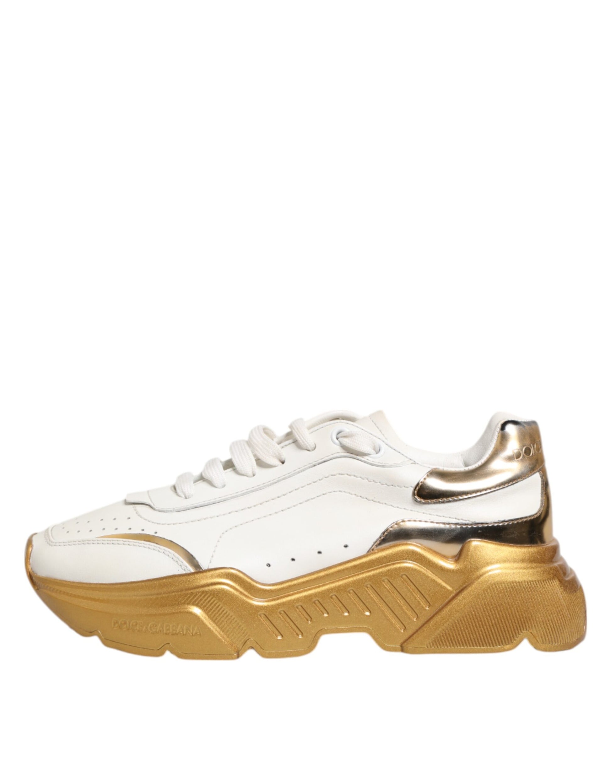 Chaussures femme en cuir blanc DAYMASTER Dolce & Gabbana