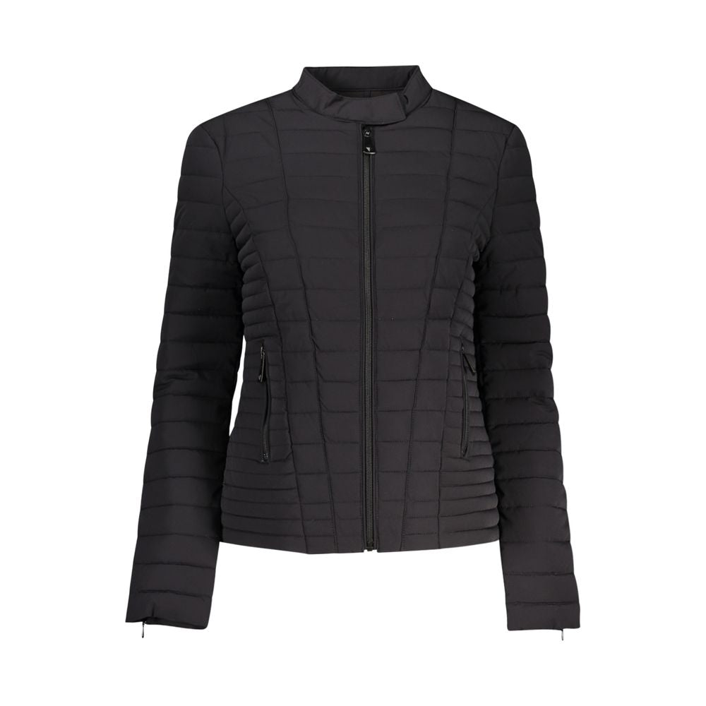 Guess Jeans Black Full Length Jacket for Women