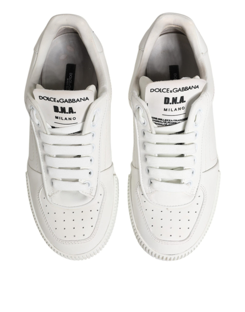 Dolce & Gabbana White Athletic Sneakers for Women detail view