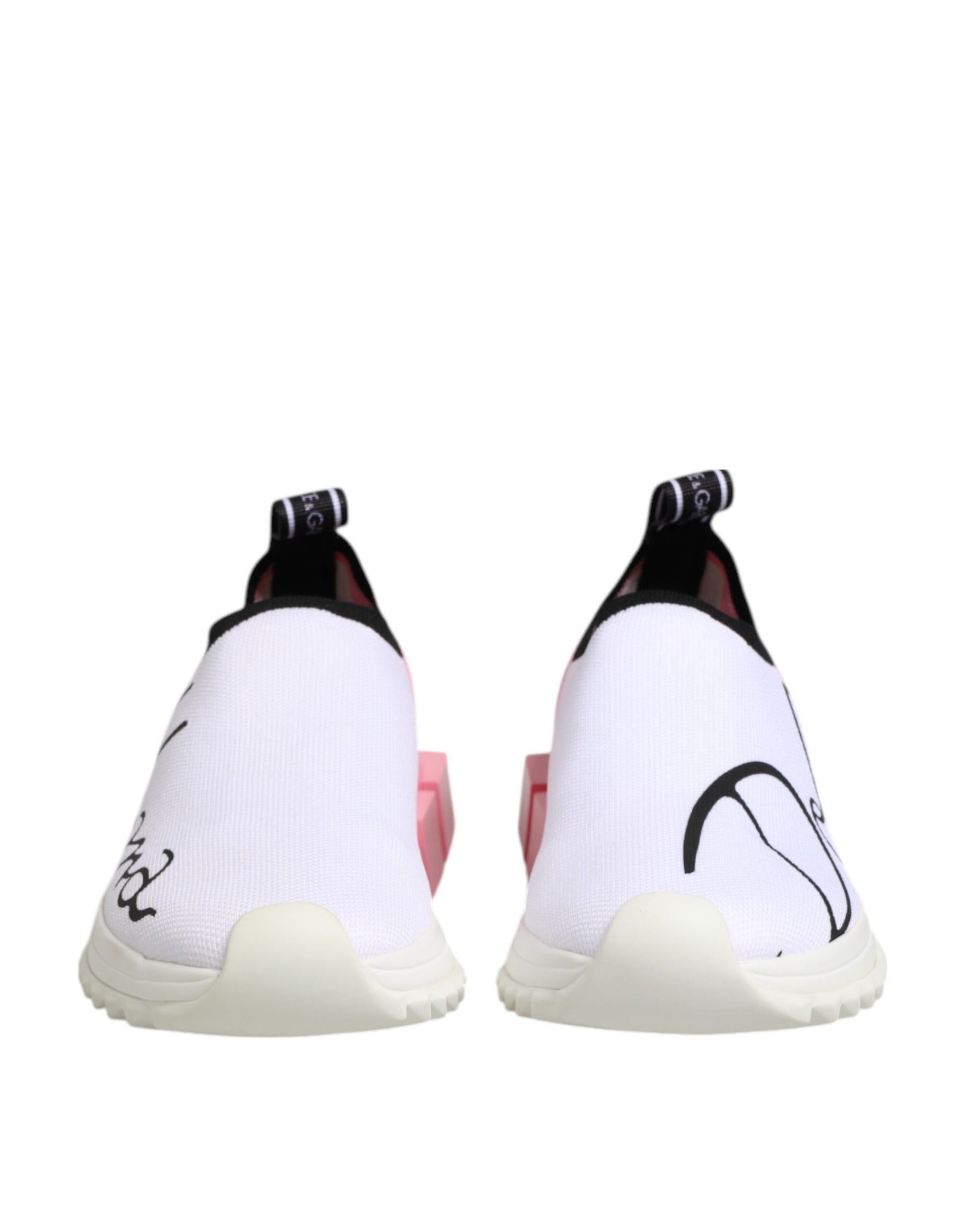 Dolce & Gabbana White Low Top Sneakers for Women detail view