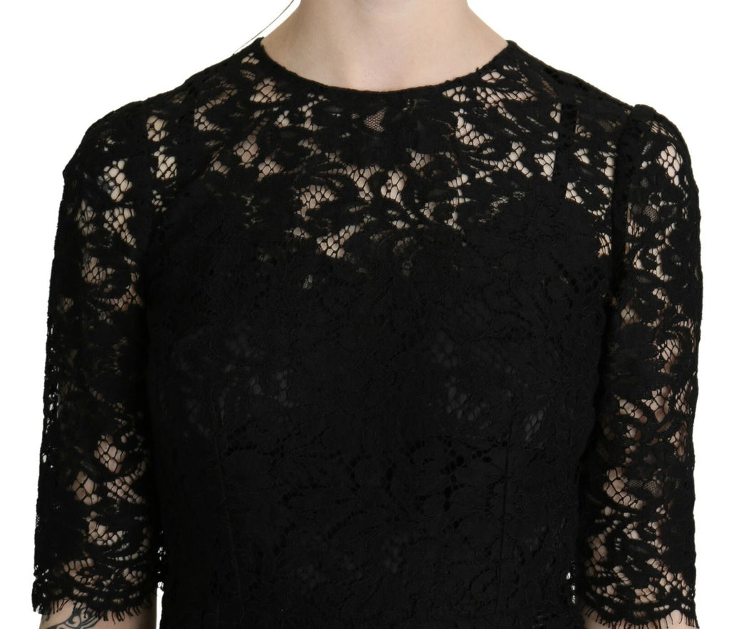 Dolce & Gabbana Black Midi Dress for Women alternate view