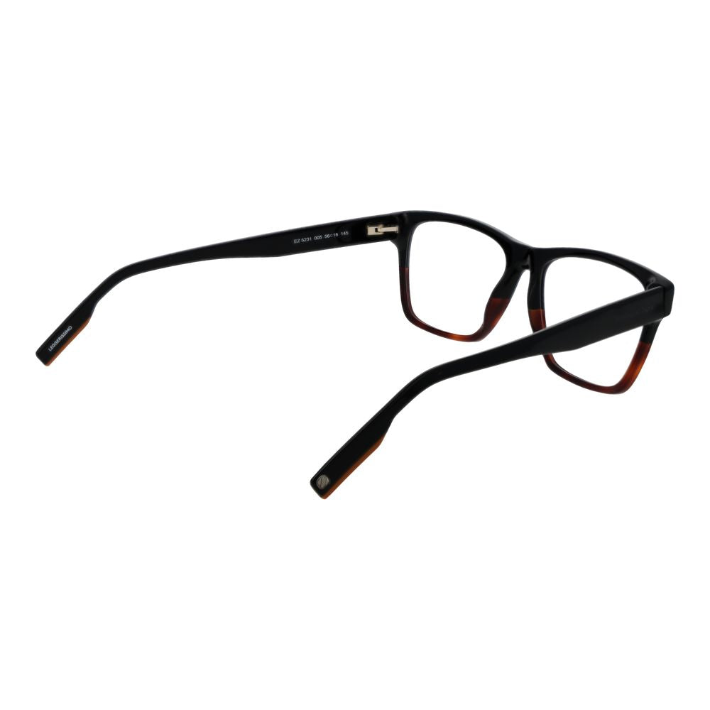 Ermenegildo Zegna Black Glasses Frames for Men detail view