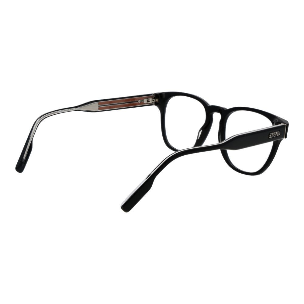 Ermenegildo Zegna Black Glasses Frames for Men detail view