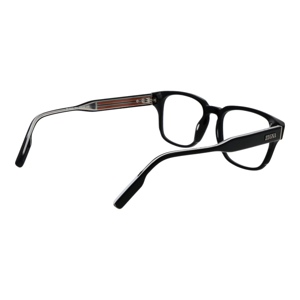 Ermenegildo Zegna Black Glasses Frames for Men detail view