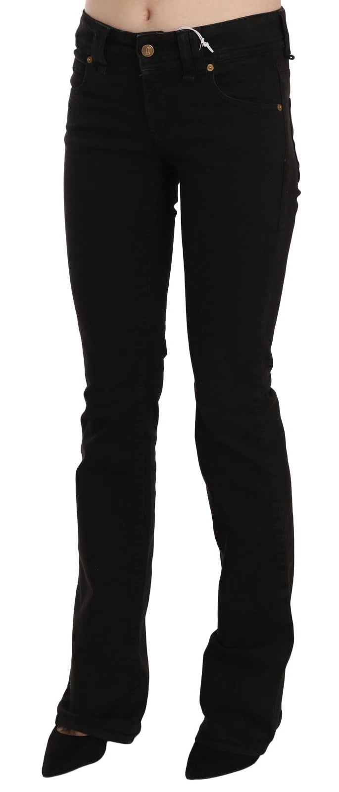 Jean de soirée skinny taille basse noir John Galliano