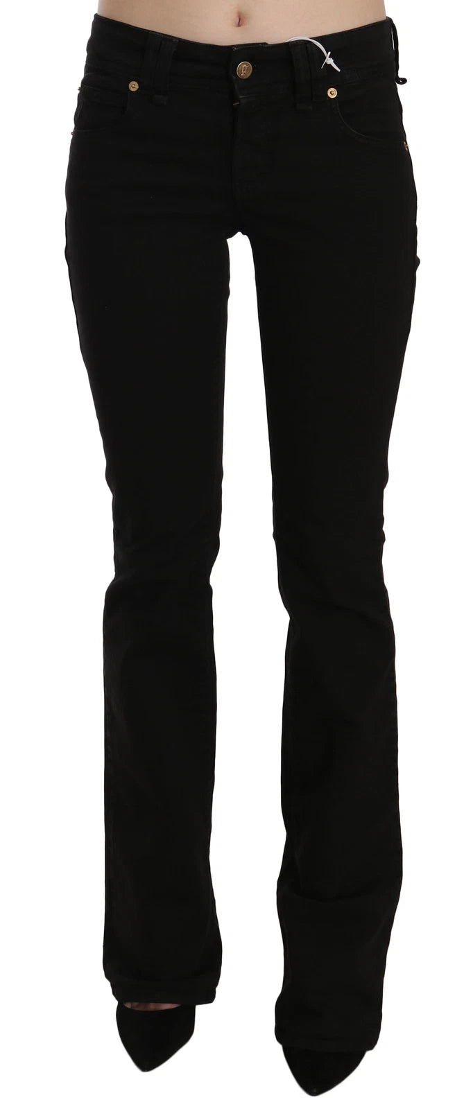Jean de soirée skinny taille basse noir John Galliano