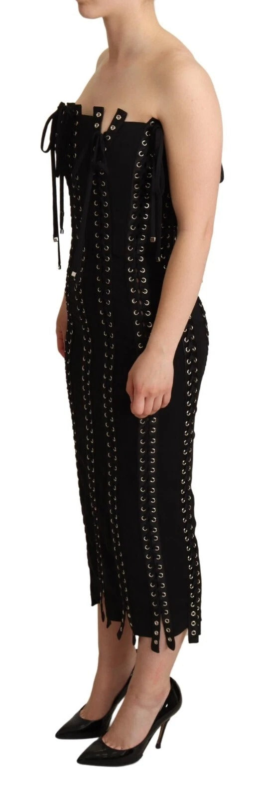 Dolce & Gabbana Black Long Dress for Women alternate view