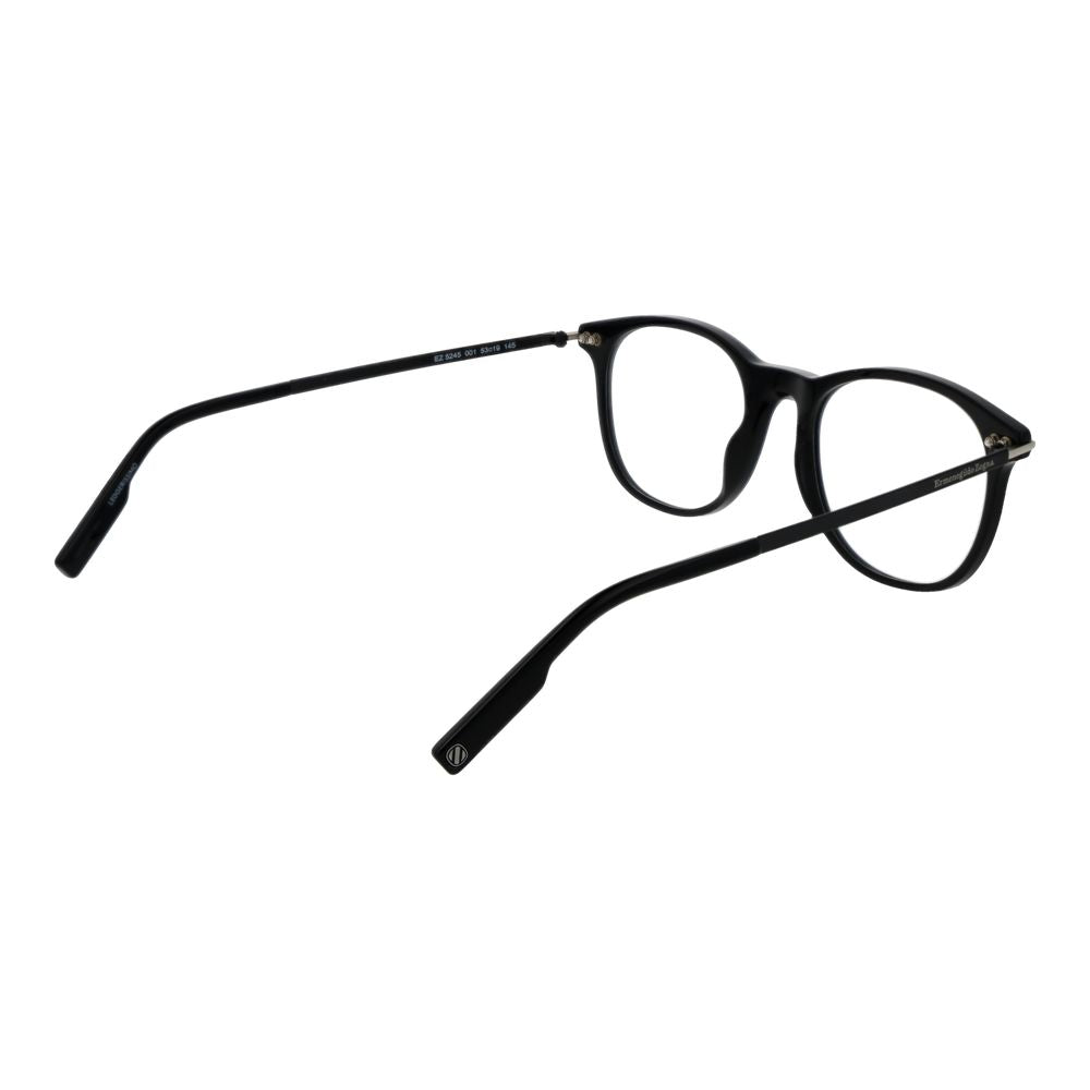 Ermenegildo Zegna Black Glasses Frames for Men detail view