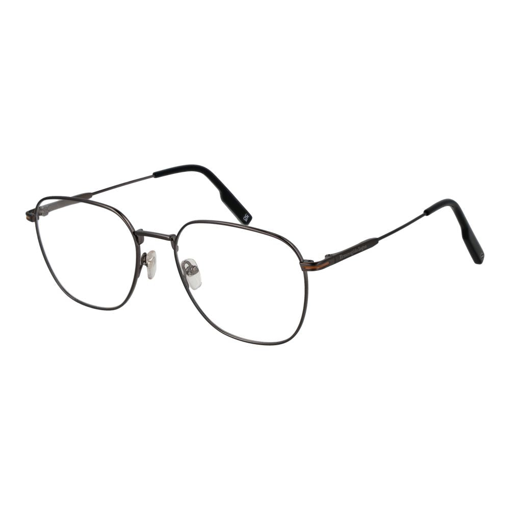 Ermenegildo Zegna Grey Glasses Frames for Men