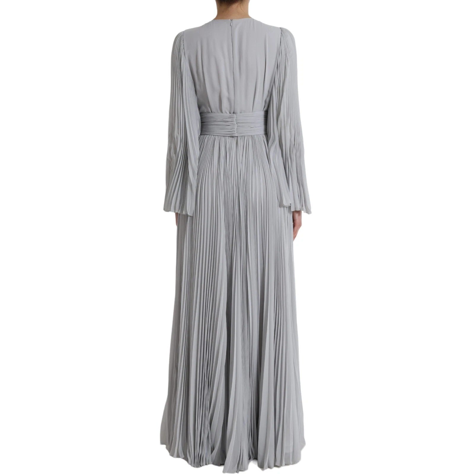 Dolce & Gabbana Grey Long Dress for Women side view