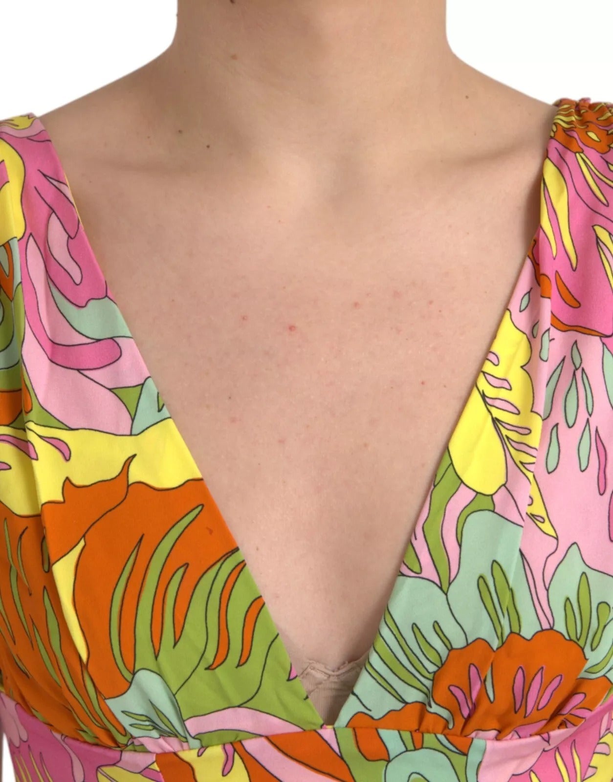Dolce & Gabbana Multicolor Midi Dress for Women side view