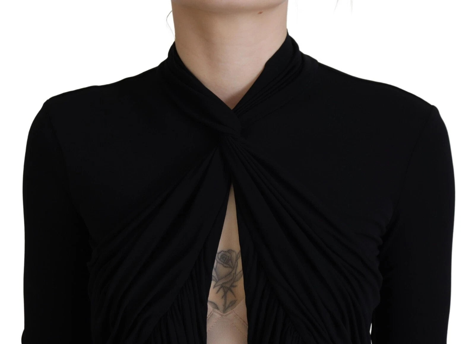Dsquared² Black Midi Dress for Women additional view